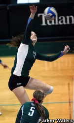 Senior Lindsey Shepard Posted 14 Kills in Season Finale Versus Southern Miss