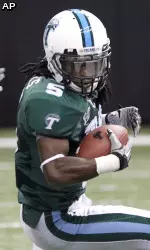 Sophomore wide receiver D.J. Banks hauled in six passes for 65 yards and a score against Southern Miss on Saturday in the Louisiana Superdome.