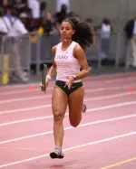 Sophomore Kasey Rodgers recorded a fourth place finish in the 60-meter dash.