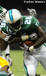 Freshman running back Orleans Darkwa ran for 75 yards and three touchdowns in Tulane's season-opening 27-21 win over Southeastern Louisiana.