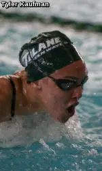 Junior Elizabeth Whitaker was one of four Tulane swimmers to post lifetime best marks on Saturday at Alabama, clocking a 1:53.49 in the 200 freestyle.