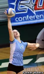 Sophomore Cori Martone Led the Green Wave with 12 Kills Versus Tulsa on Saturday