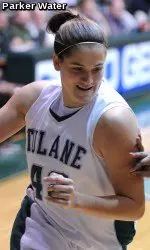 Sophomore forward Brooke Blankenship and the Green Wave women's basketball team will take on Southern on Sunday afternoon in Fogelman Arena.