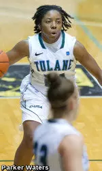 Junior guard Olivia Grayson scored a career-high 29 points in Tulane's 66-59 come-from-behind win over Southern on Sunday afternoon in Fogelman Arena.