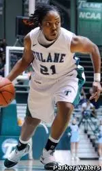 Junior guard Olivia Grayson was named Louisiana Women's Basketball Player of the Week after averaging 18.5 points, 6.0 rebounds and 3.5 steals per game in the Green Wave's wins over North Texas and Southern.