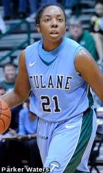 Junior guard Olivia Grayson had 17 points and five steals in Tulane's 75-40 win over Louisiana-Lafayette on Thursday at Earl K. Long Gym.
