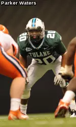 Trent Mackey (pictured) and Orleans Darkwa were named to the All-Louisiana first team, while Dezman Moses was tabbed to the second team.