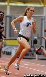 Senior Rebecca Coady Anchored the Sprint Medley Relay on Saturday at the Florida Relays