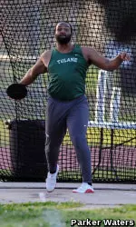Freshman Julius Warmsley Won the Javelin and Posted a PR in the Discus at South Alabama