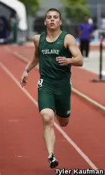 Jon Frano Ran the 400-meter Dash Final and Helped the 4x400 Relay to a Seventh Place Showing