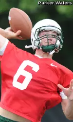 Redshirt-freshman Taylor Bullock made the move from quarterback to fullback as the Green Wave opened week two of preseason camp with a two-a-day practice on Monday at the Westfeldt Practice Facility.