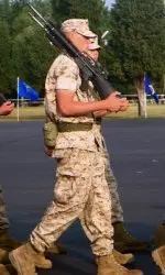 Joe Kemp spent the summer at Marine Corps Officer Candidate School