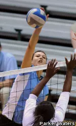 Junior Izabela Grot Had 13 Kills on Friday at Rice in a Four Set Loss