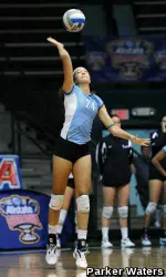 Azarri Badawi Led the Green Wave Attack with 25 Kills Last Weekend in Houston