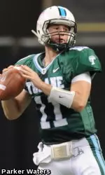 Senior quarterback Ryan Griffin set a Tulane single-game record with 466 passing yards during the Green Wave's 55-45 Conference USA win over UAB.