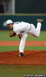 Junior David Napoli Tossed Seven Innings to Win His Sixth Game of the Season on Saturday at East Carolina