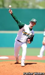 Redshirt-Sophomore Kyle McKenzie Threw Four and Two-Thirds Innings on Saturday Versus Rice