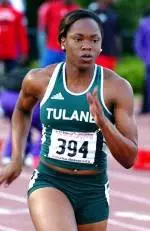 Gloria Asumnu Qualified in Three Events for the XXX Olympics and won the African Championship in the 200 Meter