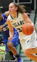 Sophomore guard Jamie Kaplan scored a season-high 14 points while handing out five assists and pulling down a pair of rebounds in Tulane's 72-62 Conference USA win over Memphis.