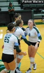 Senior setter Mel Mandelbaum is 55 assists shy of moving into fourth place in career assists at Tulane