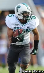 Sophomore cornerback padded his NCAA lead in interceptions and scored his second touchdown of the season with a 69-yard pick-six on Saturday at FAU.