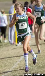 Sophomore Paige Callahan led Tulane at the South Central Regional Championship, while posting a 3.314 GPA