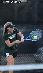Senior Hila Elster was one of five Green Wave singles players to come away victorious today in the Wave's 6-1 in over Kentucky.