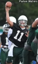 Junior quarterback Nick Montana and the Tulane football team opened preseason practice on Saturday morning on the turf of Greer Field at Turchin Stadium.