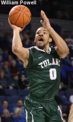 <b>Sophomore guard Louis Dabney leads Tulane into North Texas</b>
