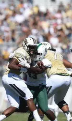 Tyler Gilbert recorded a sack and forced fumble in Saturday's effort to go along with his six tackles.