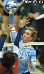 Freshman Sarah Ray and the Green Wave return to action over the weekend with road matches at Cincinnati and Memphis on Friday and Sunday, respectively.