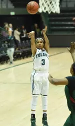 Kolby Morgan has now scored 28 points through her first two games