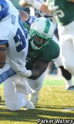 Sophomore middle linebacker Edward Williams and the Green Wave head to Greenville, N.C., for an American Athletic Conference showdown with East Carolina on Saturday.