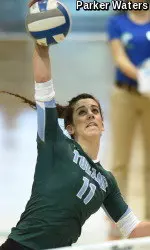 Sophomore outside hitter Tea Juric had 10 kills, six digs and a block assist on Wednesday at Temple.