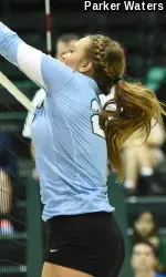 Sophomore middle blocker Sarah Strasner and the Green Wave travel to Texas to take on American Athletic Conference foe Houston on Wednesday.