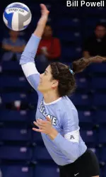 Sophomore Tea Juric had 11 kills, six digs and a block on Sunday against East Carolina.