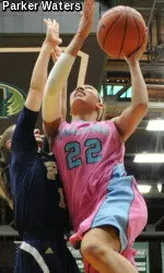 Junior forward Tiffany Dale posted a double-double with 18 points and 12 rebounds to go with three blocks, two assists and a steal during Tulane's 66-55 win over FIU.