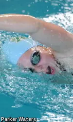 Sophomore Roni Meyer and the Green Wave open competition in the 2014 Conference USA Swimming & Diving Championship on Wednesday at the Georgia Tech Campus Recreation Center in Atlanta, Ga.