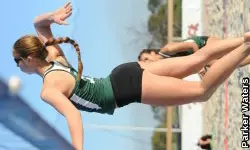 Junior Grace Weaver teamed with freshman Annie Shurtz to post a pair of wins during day one of the Stetson Spring Break Duals.