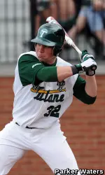 Senior Briggs Barrios was one of three graduating Green Wave student-athletes to earn the prestigious Tulane 34 Award.