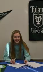 Tulane bowling added Claire Turner, who signed an NLI on Tuesday