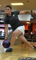 Sophomore Danyn Terry paced the bowling squad at the Crusader Classic