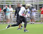 Carter Sheridan (left) spent six seasons in the NFL with the New Orleans Saints as an offensive assistant for wide receivers.