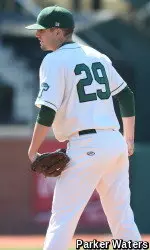 Junior Emerson Gibbs tossed 8.0 innings of shutout baseball on Saturday against UConn