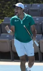 Sebastian Rey won both his doubles and singles match on Friday vs UCF