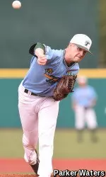 Junior Emerson Gibbs fanned six in a 8-0 loss to UCF on Saturday