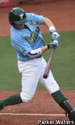 Sophomore Hunter Hope is tied for the team lead in homers with four