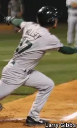 Sophomore Jake Willsey went 3-for-4 on Thursday night in Tulane's 7-3 loss to Memphis