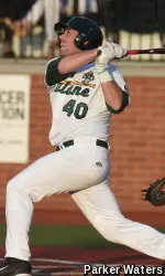 Senior Tyler Wilson was 2-for-4 in Tulane's 12-0 loss to USF on Friday