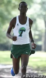 Sophomore Moses Aloiloi won the individual title at the Jaguar Opener with a time of 18:39.8 in the 6K event.